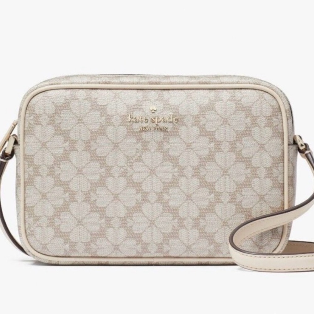 kate spade Beige Floral Crossbody Bag